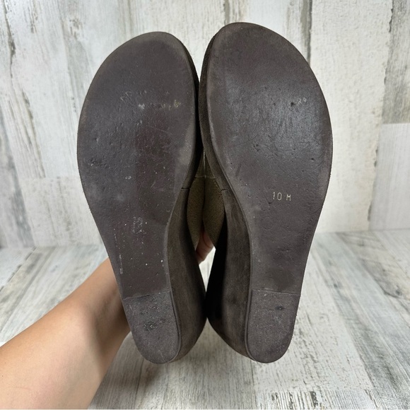 Donald J. Pliner Reyna Tan Linen Wedge Sandals #1360 - Picture 3 of 12